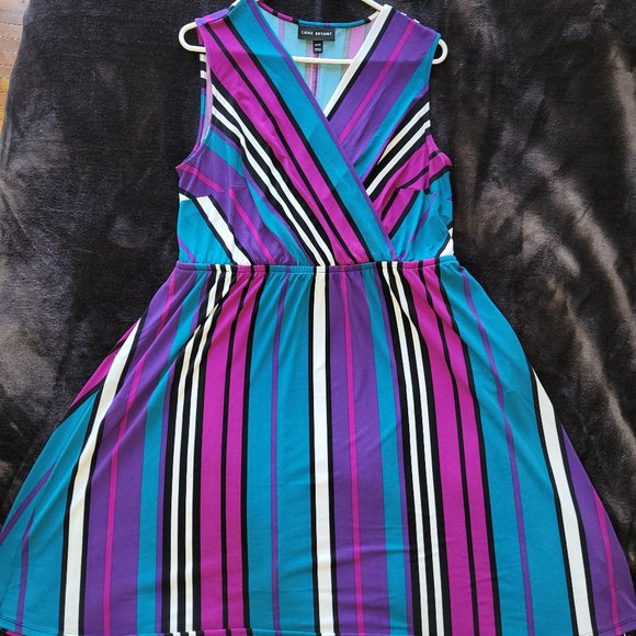 14/16 Lane Bryant sleeveless dress w/pockets - Picture 1 of 2